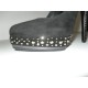 DECOLLETE' LE SILLA STRASS VELOUR NERO ORO DONNA SHOES WOMAN