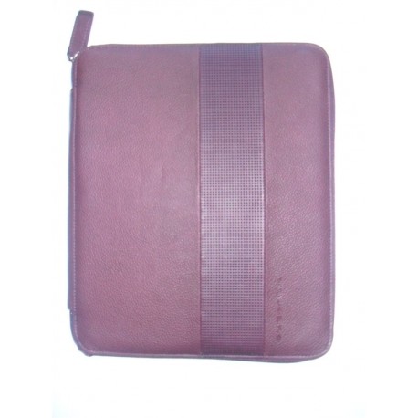 PIQUADRO PORTA iPad® MINI CON CHIUSURA A ZIP E PORTA PENNE LASZLO