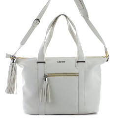 BORSA LIU JO SHOPPING EUBEA DOPPIO MANICO WHITE