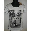MAGLIA EAN 13 T-SHIRT DONNA SWAROVSKI BIANCO