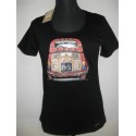 MAGLIA EAN 13 T-SHIRT DONNA SWAROVSKI NERO