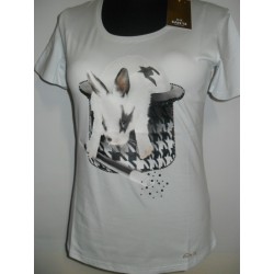 MAGLIA EAN 13 T-SHIRT DONNA SWAROVSKI BIANCO