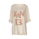 MAGLIA EAN 13 T-SHIRT DONNA SWAROVSKI BLUSA BEIGE