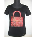 MAGLIA EAN 13 T-SHIRT DONNA SWAROVSKI NERO