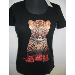 MAGLIA EAN 13 T-SHIRT DONNA SWAROVSKI NERO