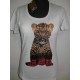 MAGLIA EAN 13 T-SHIRT DONNA SWAROVSKI BIANCO