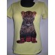 MAGLIA EAN 13 T-SHIRT DONNA SWAROVSKI GIALLO