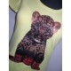 MAGLIA EAN 13 T-SHIRT DONNA SWAROVSKI GIALLO