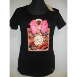 MAGLIA EAN 13 T-SHIRT DONNA SWAROVSKI BIANCO