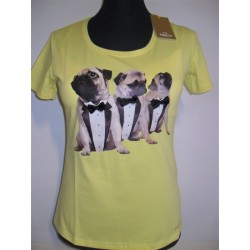 MAGLIA EAN 13 T-SHIRT DONNA SWAROVSKI GIALLO