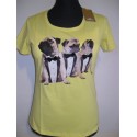 MAGLIA EAN 13 T-SHIRT DONNA SWAROVSKI GIALLO