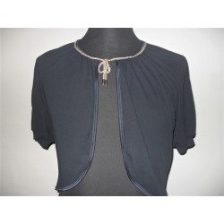 MAGLIA RIVAMONTI COPRISPALLE DONNA BLU BLUSA TG XL 