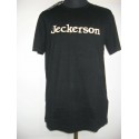 MAGLIA JECKERSON T-SHIRT UOMO NERO MANICA CORTA