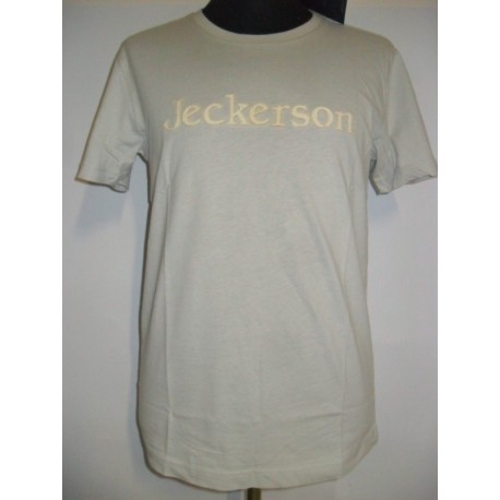 MAGLIA JECKERSON T-SHIRT UOMO BEIGE MANICA CORTA