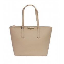 TWIN SET BORSA PELLE SAFFIANO ALMOND