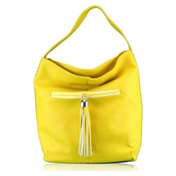 BORSA LIU JO SHOPPING HOBO EUBEA MONOSPALLA GIALLO BAG N16069