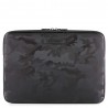 PIQUADRO SLEEVE 17" IN TESSUTO E PELLE CLASSY AC4233P16/CAMON