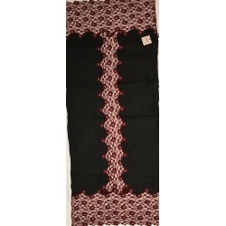 LIU JO STOLA FOULARD DONNA CON PIZZO DARK RED