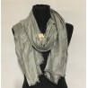 LIU JO SCIARPA FOULARD STOLA DONNA LOGO LJ JACQUARD FROZEN
