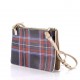 BORSA LIU JO HAWAII CHECK IN SIMILPELLE CAMMELLO E TARTAN