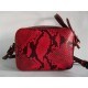 BORSA LIU JO XS CROSSBODY TICINESE PYTHON IN SIMILPELLE ROSSO CON TRACOLLA