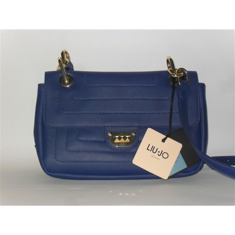 BORSA LIU JO BICOCCA A TRACOLLA S IN SIMILPELLE BLU ROYAL