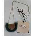 COLLANA LIU JO IN METALLO E ECO PELLICCIA FAKE FUR VERDE