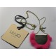 COLLANA LIU JO IN METALLO E ECO PELLICCIA FAKE FUR FUCSIA