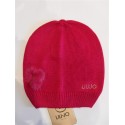 LIU JO CAPPELLO DONNA IN MAGLIA BEANIE CON POMPON GERANIO