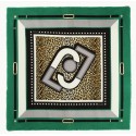LIU JO SCIARPA FOULARD DONNA STAMPA ANIMALIER VERDE