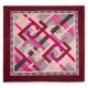 LIU JO SCIARPA FOULARD DONNA LOGO RUBY WINE