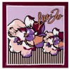 LIU JO FOULARD DONNA CON STAMPA FLOREALE ORCHIDEA