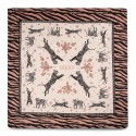 LIU JO FOULARD DONNA MULTICOLORE FONDO SOIA