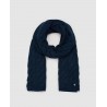 LIU JO SCIARPA MAGLIA TRECCE DONNA BLU