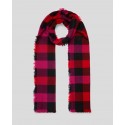 WOOLRICH SCIARPA W'S SCARF BUFFALO CHECK ROSSO