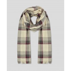 WOOLRICH SCIARPA W'S SCARF BUFFALO CHECK BEIGE